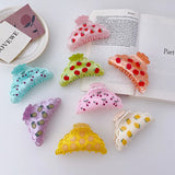 Fruit Series Shark Tooth Clips Acrylic Hairpin Claws Party Accessories