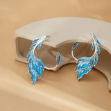 Goldfish Gradient Ear Clip Earrings Sweet Girls Gift