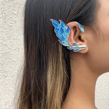 Goldfish Gradient Ear Clip Earrings Sweet Girls Gift