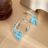 Goldfish Gradient Ear Clip Earrings Sweet Girls Gift