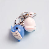3D Dolphin Whale Alloy Keychain Bell Pendant Men Women Backpack Jewelry