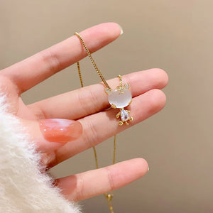 Tiger Pendant Necklace Women's Clavicle Chain Party Necklace