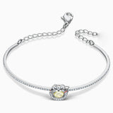 Yellow Crystal Cutie Lucky Cat Dubai Bracelet Women's Chain