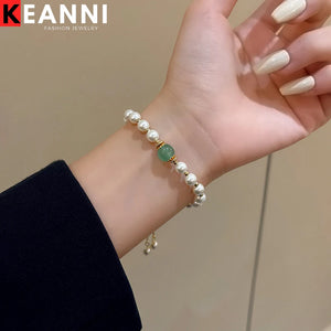 CZ Zircon Inlaid OT Buckle Bracelet for Girls
