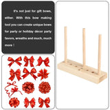 Wooden Bow Bowknot Maker 5-in-1 Ribbon Craft Tool