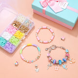 DIY Bracelet Making Kit with Charms, Beads, String