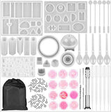 Crystal Drop Glue Silica Gel Mold Epoxy Resin Key Pendant Set Jewelry Hot