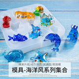 Crystal Epoxy Mould Jewelry Ocean Wind Series Small Bio Silicone Mould