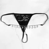 Custom Crystal Name Letters Body Chain Belt for Women Sexy Lace Bikini Thong