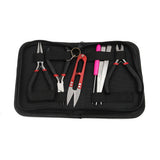 DIY Jewelry Making Tools Set with Pliers, Scissor, Tweezers & PU Bag