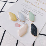 Glitter Enamel Alloy Ornament Charms 33*15mm 20pcs