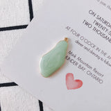 Glitter Enamel Alloy Ornament Charms 33*15mm 20pcs