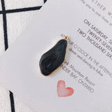 Glitter Enamel Alloy Ornament Charms 33*15mm 20pcs