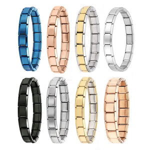 DIY Module Bracelet Stainless Steel Bangle Wedding Gift