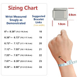 DIY Module Bracelet Stainless Steel Bangle Wedding Gift