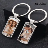 Personalized Stainless Steel Keychain with Printed Photo
