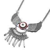 Beauty Wings Snap Necklace 50cm for DIY 18MM Snap Buttons Jewelry