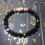 DZI Jewelry 8mm Natural Agate Beads Women's Bracelet