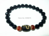 DZI Jewelry 8mm Natural Agate Beads Women's Bracelet