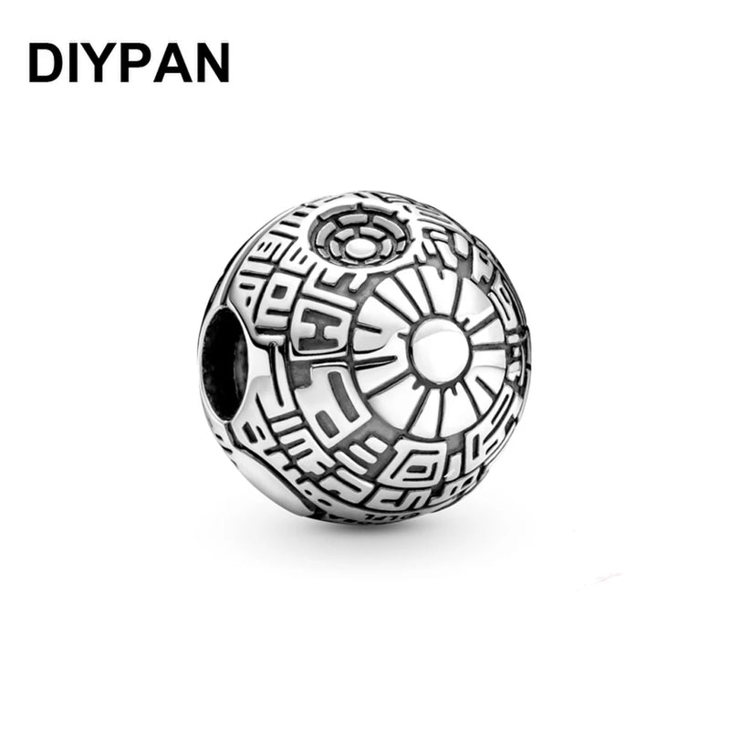 Death Star Clip Charm for Bracelet DIY Jewelry Bead
