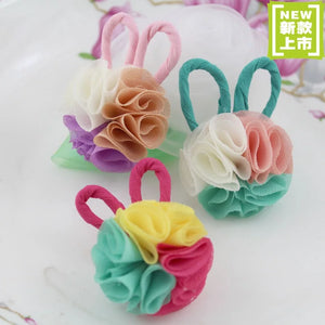 Colorful Flowers 3D Mouse Rabbit Ears Hair Accessory DIY Decoration