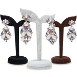 Earrings Stand Jewelry Display Studs Holder Grey Flannel Organizer