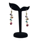 Earrings Stand Jewelry Display Studs Holder Grey Flannel Organizer