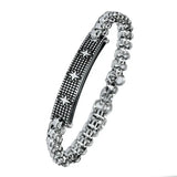 316L Stainless Steel Anchor Star Wheel Cuff Bracelet