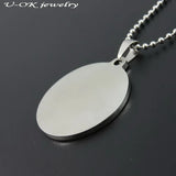 316L Stainless Steel Dogtags Necklace Pendant, DIY Logo Jewelry Pendant