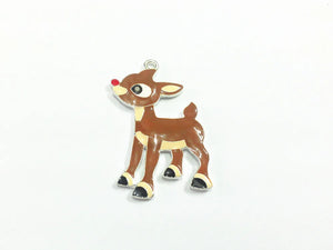 10pcs Enamel Deer/ Reindeer Pendants