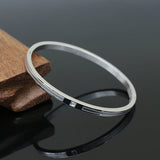 4MM Gold/Rose Stainless Steel Crystal Bracelet Women Bracelets & Bangles