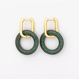 Micro Pave CZ Drop Earrings for Women Girls Wedding Party Christmas