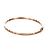 14K Rose Gold Geometric Bracelet for Women