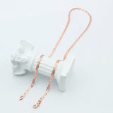 14k Rose Gold Plated Soft Chains Necklace for Women