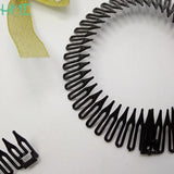 Plastic Full Circle Stretch Flexible Comb Teeth Headband Hair Band Clip