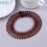 Plastic Full Circle Stretch Flexible Comb Teeth Headband Hair Band Clip