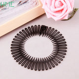 Plastic Full Circle Stretch Flexible Comb Teeth Headband Hair Band Clip