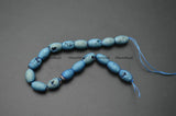 8x12mm Natural Druzy Agate Barrel Rice Tube Loose Beads