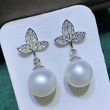 925 Silver Earrings Findings for Pearls Stones