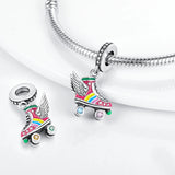 925 Silver Heart Charm Beads for Child DIY Making