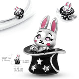 925 Silver Lucky Unicorn Charm Pendant Bead for DIY Jewelry
