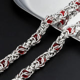 Stainless Steel Red Bead with Keel Chain for Jewelry Making