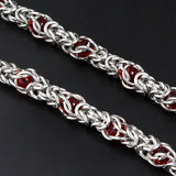 Stainless Steel Red Bead with Keel Chain for Jewelry Making