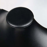 PU Leather Jewelry Necklace Stand Choker Holder Display Rack