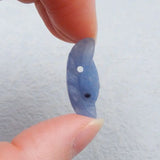 Aventurine Handcarved Wolf Head Necklace Pendant 26x16x10mm