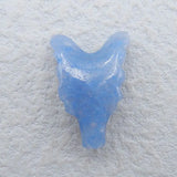 Aventurine Handcarved Wolf Head Necklace Pendant 26x16x10mm