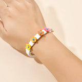 Boho Beads Bracelet Gift For Girls Flower Bracelets for Women Armbanden