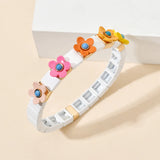 Boho Beads Bracelet Gift For Girls Flower Bracelets for Women Armbanden