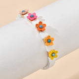 Boho Beads Bracelet Gift For Girls Flower Bracelets for Women Armbanden