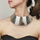 Chunky Metal Torques Choker Necklaces For Women